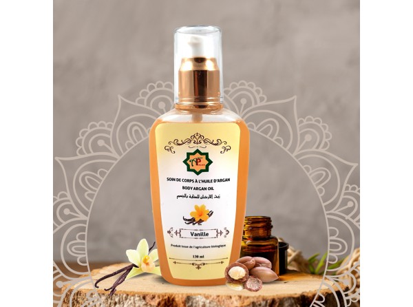 Body care with vanilla argan oil